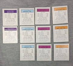 VINTAGE 1961 MONOPOLY GAME PARKER BROTHERS USA REAL ESTATE TRADING COMPLETE