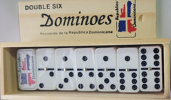 Double Six Republica Dominicana Dominoes Game in Set of 28 Wooden 2″X3/4″X1/4″