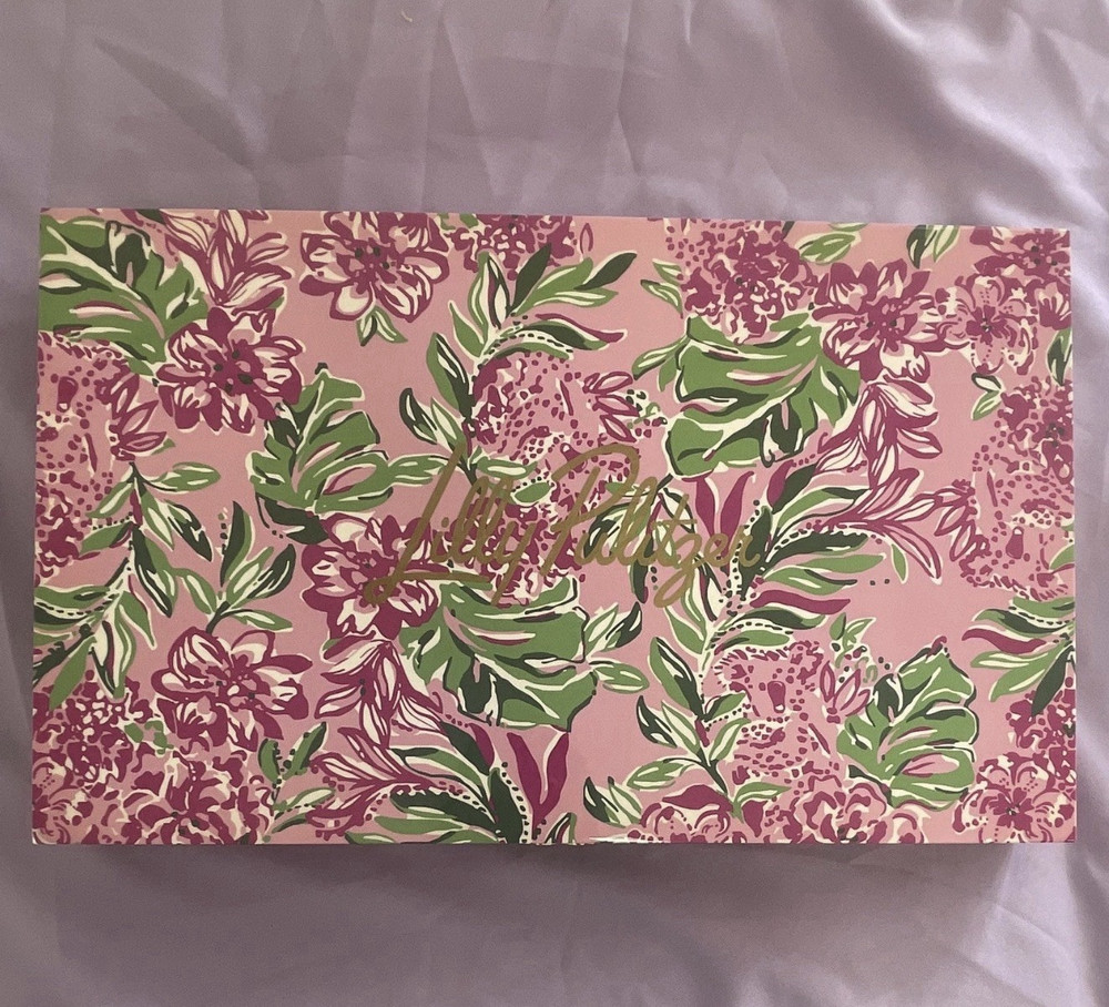 Lilly Pulitzer Backgammon Board Game Set, Portable Pink Floral Case