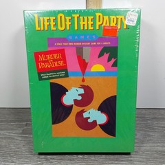Vtg ’87 LIFE OF THE PARTY MYSTERY MURDER IN PARADISE DINNER PARTY GAME for 8 New