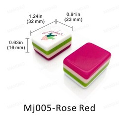 160-Piece Crystal Red Mahjong Set – Free Shipping, In Stock at US Warehouse