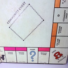 VINTAGE MONOPOLY BOARD 1935 – 1933 CHAS. B. DARROW- BOARD ONLY