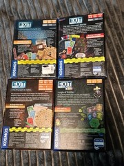 Kosmos Lot of 4 EXIT: The Game Escape Room Puzzle Games-GATE BETWEEN WORLDS