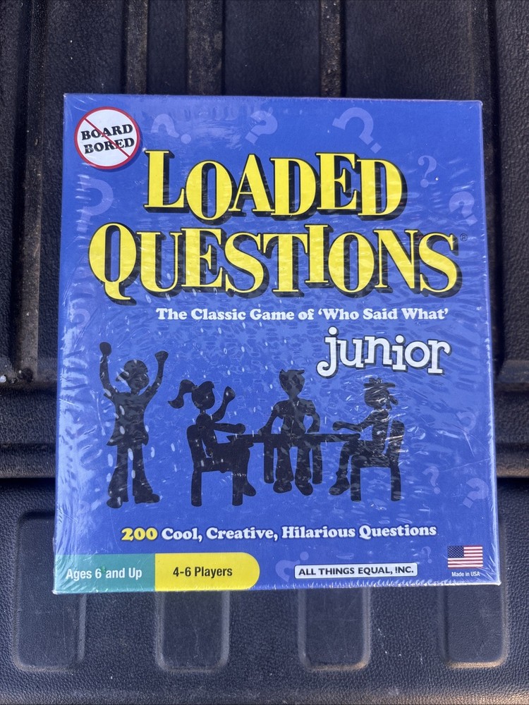 Loaded Questions Junior Ages 6+, 4-6 Players Game Of Who Said What