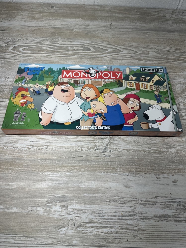 Family Guy Collector’s Edition Monopoly by USAopoly 2006 BRAND NEW Sealed
