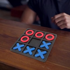 Tic-Tac-Toe Board Game Table Top Games for Kids and Adults 15 x 15cm