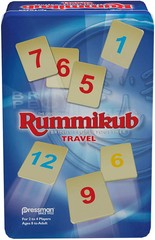 Rummikub in Travel Tin – the Original Rummy Tile Game, Blue (B07GLGBW9X)