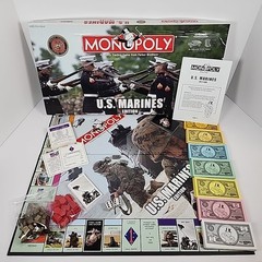 Monopoly U.S. Marines Corps USMC Edition Military Board Game 2005 Hasbro