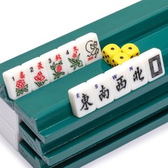 “Mah-Jinn” Mahjong For Young Player/Beginner/Starter Tiles Racks Dice YM-MJ001-A