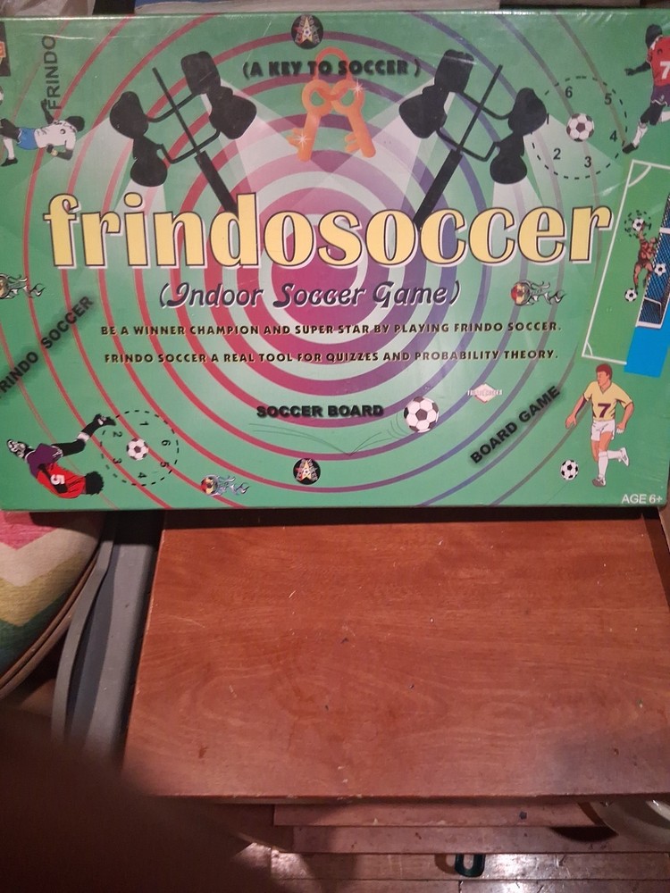 Rare Vintage Frindo Soccer Indoor Board Game – Brand New & Factory Sealed!