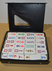 PUREMCO Dominoes Professional 91 Tiles in case Family Game Adult Teen Game