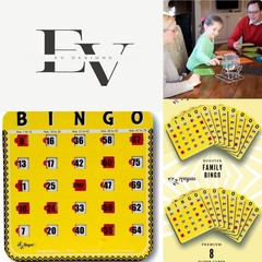 Travel-Ready Regal Bingo Cards – 8 Pack with Sliding Windows, Perfect for Groups