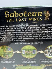 Saboteur The Lost Mines Board Game Sealed