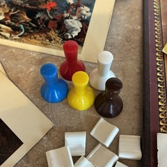 1970 Parker Brothers Masterpiece Art Auction Game Missing 1 Pawn Read