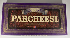 Vintage 1989 Parcheesi Deluxe Board Game Milton Bradley Complete Wood Pawns