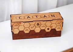 Wooden game board for Settlers / 2-4 . 5-6 Player Custom Settlers Board