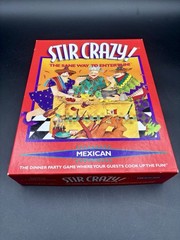 Stir Crazy Mexican Dinner Party Cooking Game 1996 Decipher Games Adult NEW