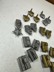 Transogram Strategic Command Game Metal PARTS/PIECES 1962