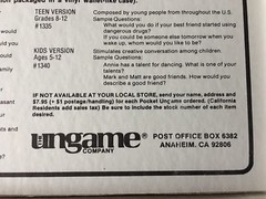 THE UNGAME CHRISTIAN BOARD GAME 1985 DR. JAMES DOBSON SELF EXPRESSION COMPLETE