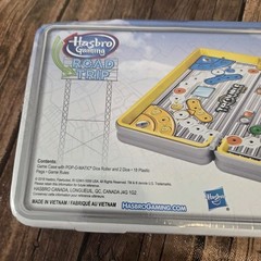 Hasbro Trouble Game Road Trip Series Portable Ages 5 & Up 2-4 Players Metal Case