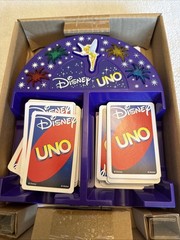 Disney UNO Electronic Tinker Bell Lights Sounds Game 2002 Tested Works