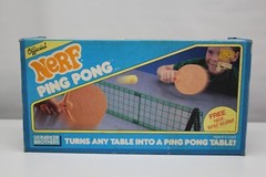 Ping Pong Table Tennis Set Complete Toy Game VTG 1987 Old Classic Kids GUC