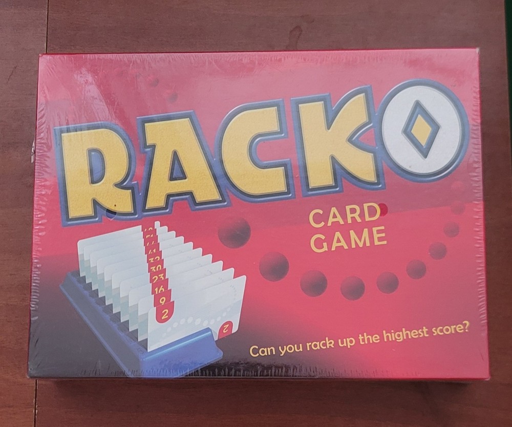 RACKO Card Game 1992, 1997 by Parker Brothers Sealed Vintage Retro Made in USA