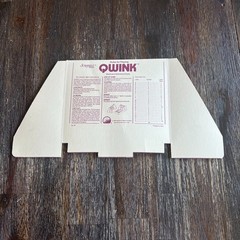 Scrabble Qwink Quick As A Wink Word Game Vintage Selchow & Righter Complete 1985