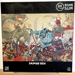 Rising Sun Daimyo Box Kickstarter Exclusive CMON Eric Lang COMPLETE Good Condit