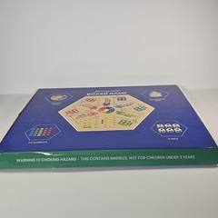 Wahoo Marble Board Game, Aggravation Board Game, Wooden Board Game Double Sided