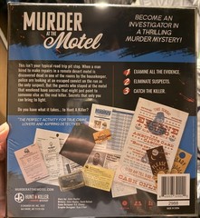 Murder at The Motel Hunt A Killer Mystery Game Immersive Experience – Brand New