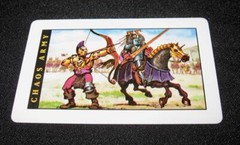 Battle Masters Board Game #4210 1992 ~ Replacement CHAOS ARMY CARD #3