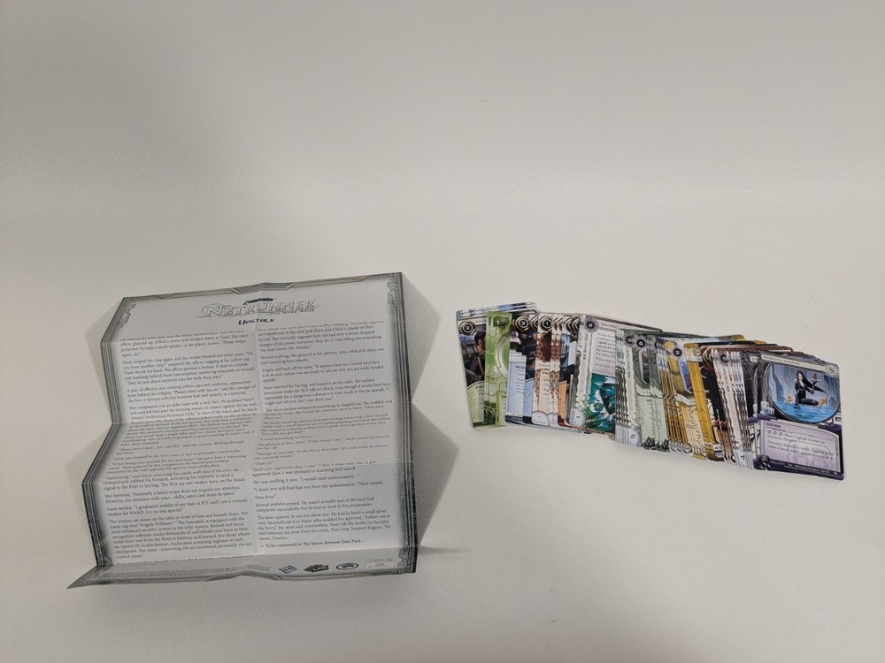 Android Netrunner Upstalk Data Pack Lunar Cycle Loose Cards + Insert Collectible