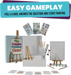 The Couples Painting Game – Date Night Card & Painting Kit | Fun DIY Activity wi