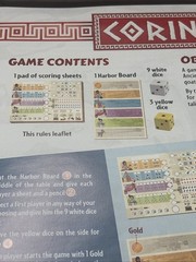 Corinth Board Game Days of Wonder – Roll & Write Strategy Game, Never Played