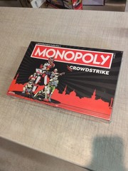 Monopoly CrowdStrike Edition Board Game Cybersecurity Crowd Strike New Sealed