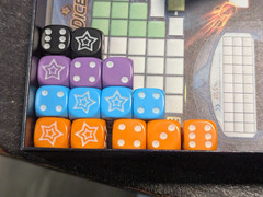 DICE STARS Dice Game Bruno Cathala WizKids 100% COMPLETE 2016