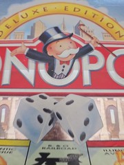 VINTAGE Monopoly Deluxe Edition COMPLETE Parker Brothers 1995 Golden Sealed $$