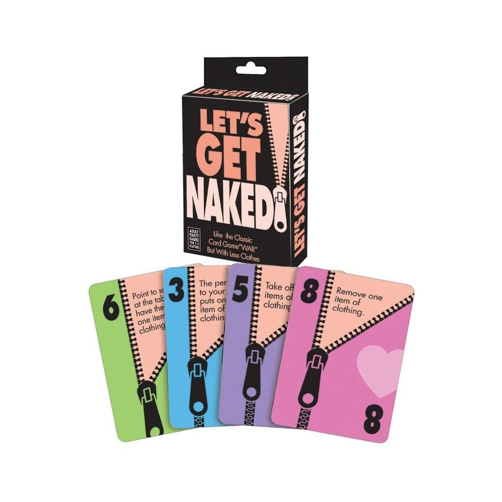 Kheper Games Let’s Get Naked Card Game Adult Party Card Game