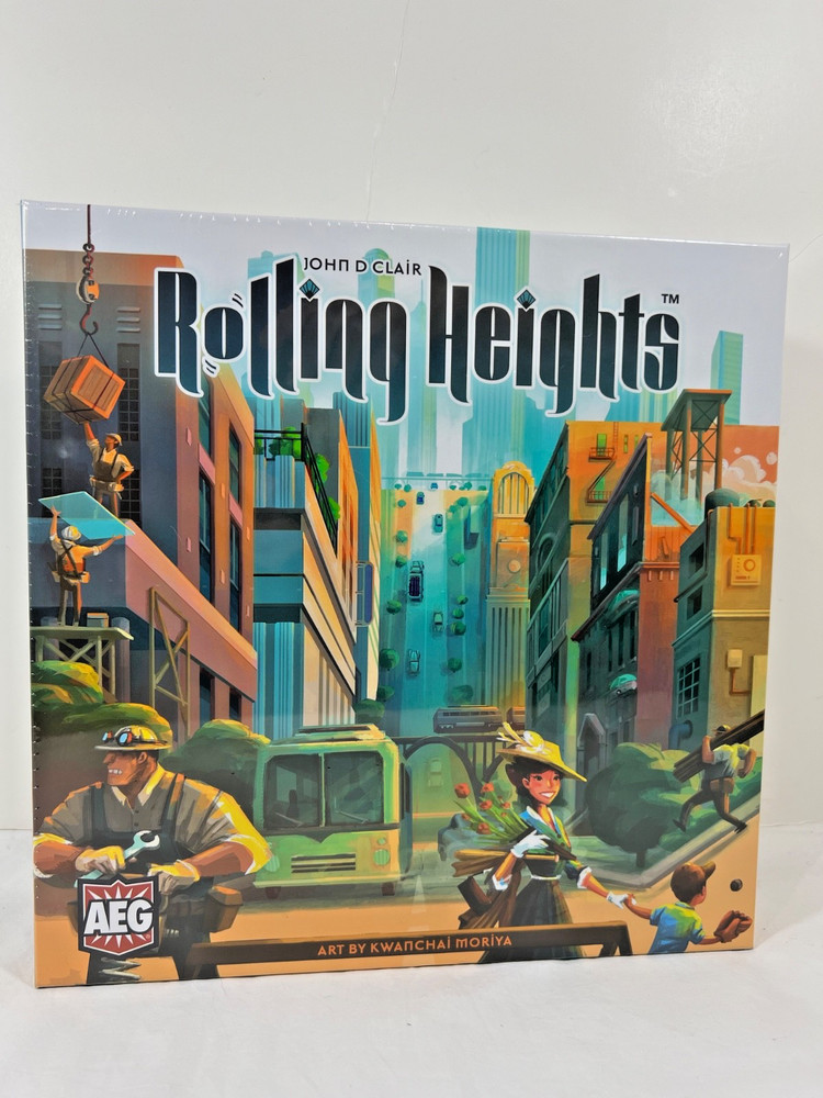 AEG Rolling Heights city building board game – NEW!