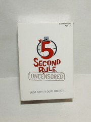 NEW – 5 Second Rule [Uncensored] Party Game Just Spit it Out! Or Not