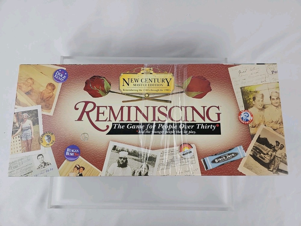 Reminiscing Board Game Century Master Edition 1940’s through 1990’s Complete