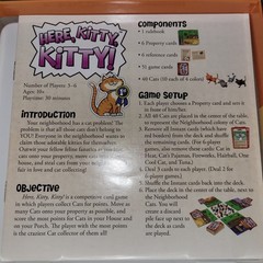 Here Kitty Kitty Board Game From Fireside Games Cat Card Game Complete