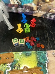 Hasbro Forbidden Bridge Board Game 99% Complete 2021 Missing 2 Gems Excellent