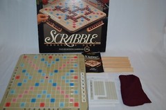 SCRABBLE 1989 Deluxe Edition #4034 Turn Table Base 100% Complete w/ Box