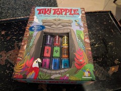 Tiki Topple Board Game by Gamewright Free Shipping