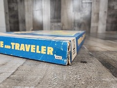 Pirate and Traveler Board Game Milton Bradley 1960 tokens board spinner cards