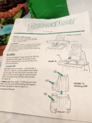 1992 Forbidden Bridge Board Game Milton Bradley WORKS *Missing 3 Cardboard Sides