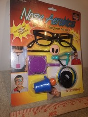 Nose Aerobics Balance Challenge Toy Game Glasses Play Visions Facial Challenge