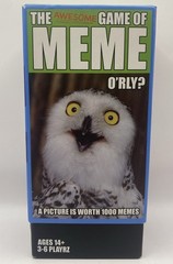 The Awesome Game of Meme Word Cards Game Box Ages 14+ 3-6 Players Cardinal BNIP